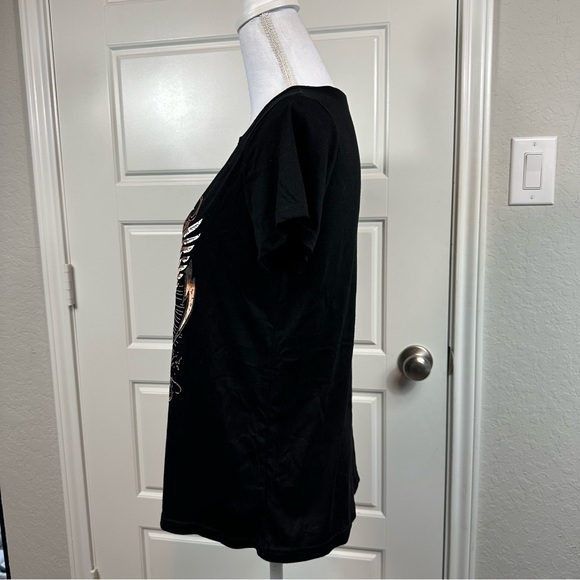 Motor City Detroit Michigan Rock N Roll Graphic Grunge Shirt Black Size Small - Picture 3 of 8